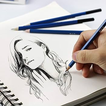 Amazon | H & B プロフェッショナル描画スケッチ鉛筆セット - 12